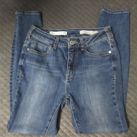 Anthropologie Pilcro Letterpress High Rise Curvy Skinny Jeans 27 - Picture 3 of 14